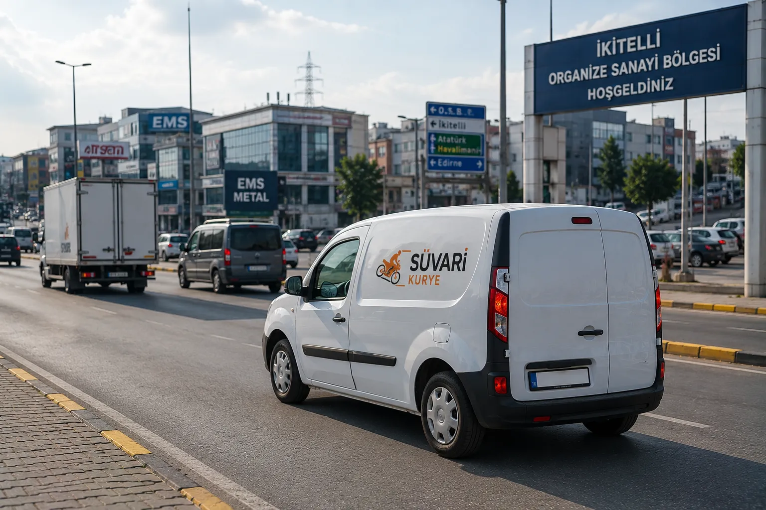 ikitelli sanayi arabali kurye