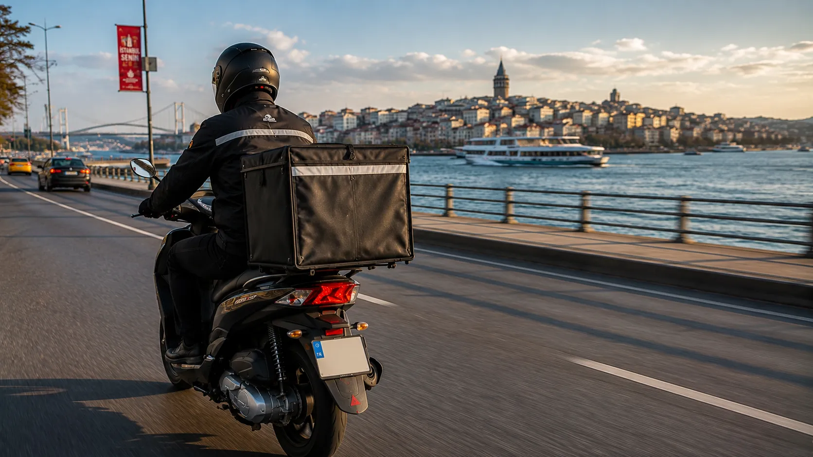 sahil seridi motorlu kurye 2